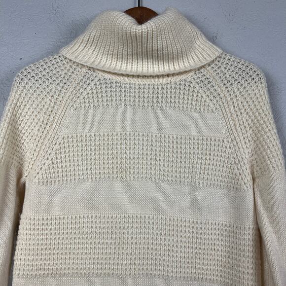 Intermix Turtleneck Wool & Mohair Sweater Dress Cream DIY - L - Picture 2 of 5